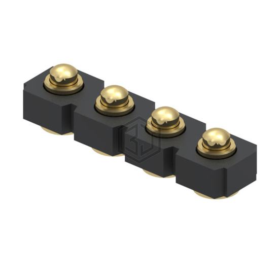 815-22-004-30-001101 - Mill-Max Manufacturing Corp. - Rectangular Connectors - Spring Loaded