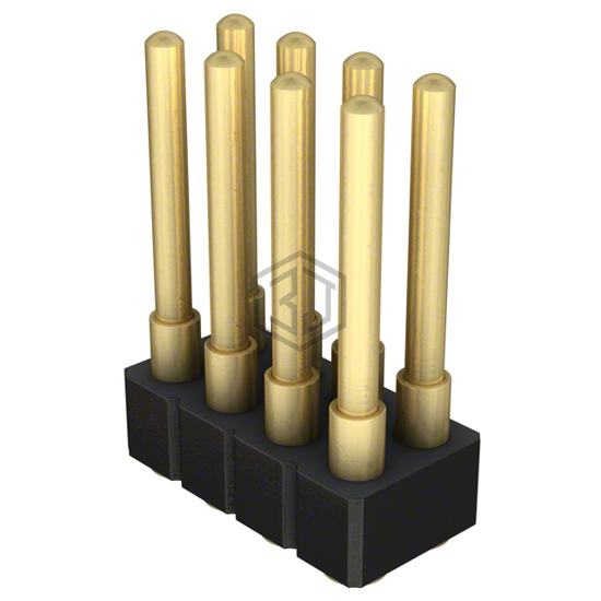 814-22-008-30-009101 - Mill-Max Manufacturing Corp. - Rectangular Connectors - Spring Loaded