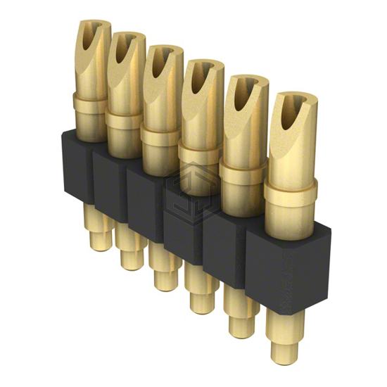 824-22-006-00-001000 - Mill-Max Manufacturing Corp. - Rectangular Connectors - Spring Loaded