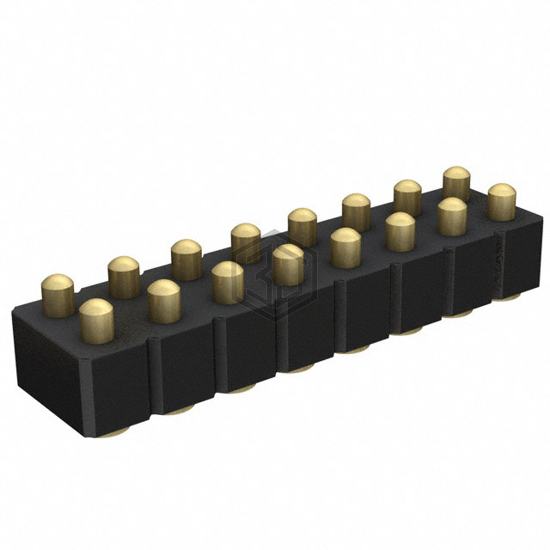 813-22-016-30-001101 - Mill-Max Manufacturing Corp. - Rectangular Connectors - Spring Loaded
