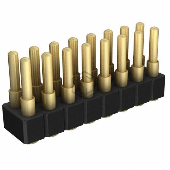 814-22-016-30-001101 - Mill-Max Manufacturing Corp. - Rectangular Connectors - Spring Loaded