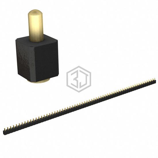 811-22-064-30-003101 - Mill-Max Manufacturing Corp. - Rectangular Connectors - Spring Loaded
