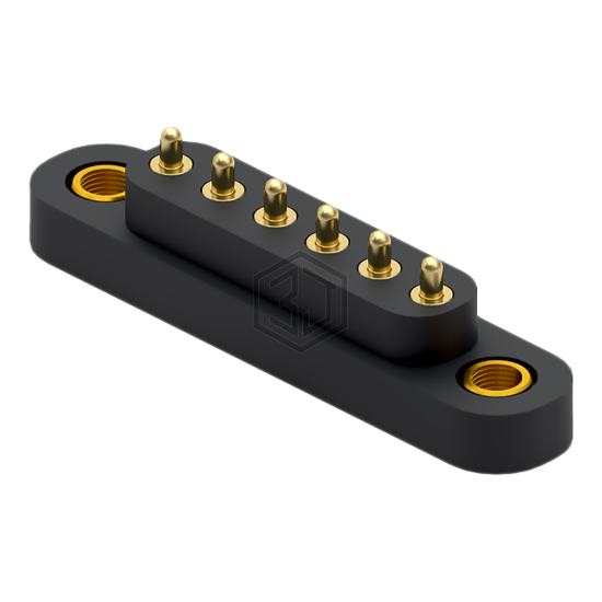 858-22-006-30-011101 - Mill-Max Manufacturing Corp. - Rectangular Connectors - Spring Loaded