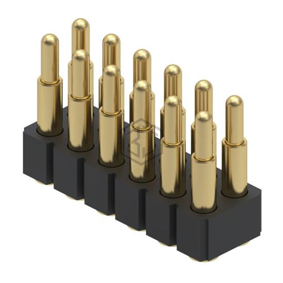 839-22-012-30-001101 - Mill-Max Manufacturing Corp. - Rectangular Connectors - Spring Loaded