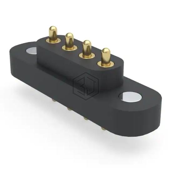 878-22-004-10-011101 - Mill-Max Manufacturing Corp. - Rectangular Connectors - Spring Loaded