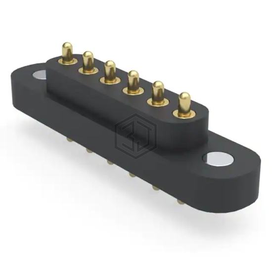 878-22-006-10-011101 - Mill-Max Manufacturing Corp. - Rectangular Connectors - Spring Loaded