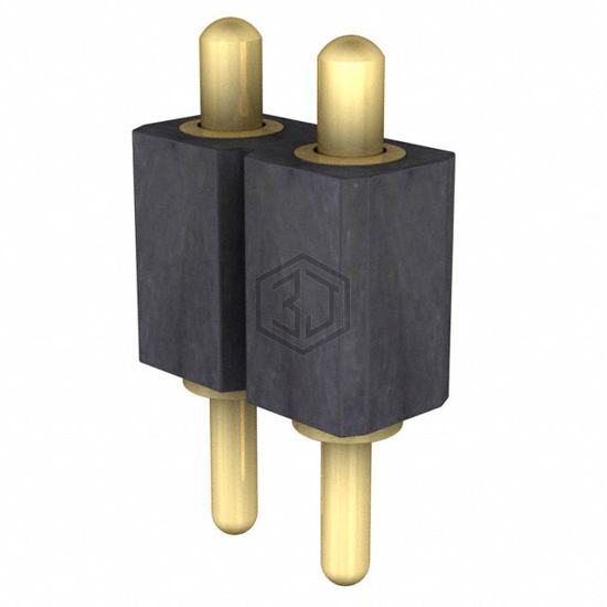 811-S1-002-10-016101 - Preci-Dip - Rectangular Connectors - Spring Loaded