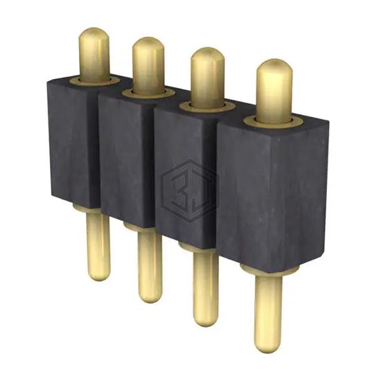 811-S1-004-10-017101 - Preci-Dip - Rectangular Connectors - Spring Loaded