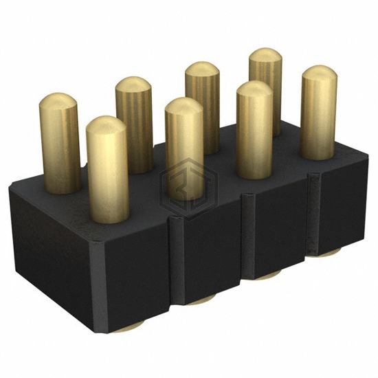813-22-008-30-006101 - Mill-Max Manufacturing Corp. - Rectangular Connectors - Spring Loaded
