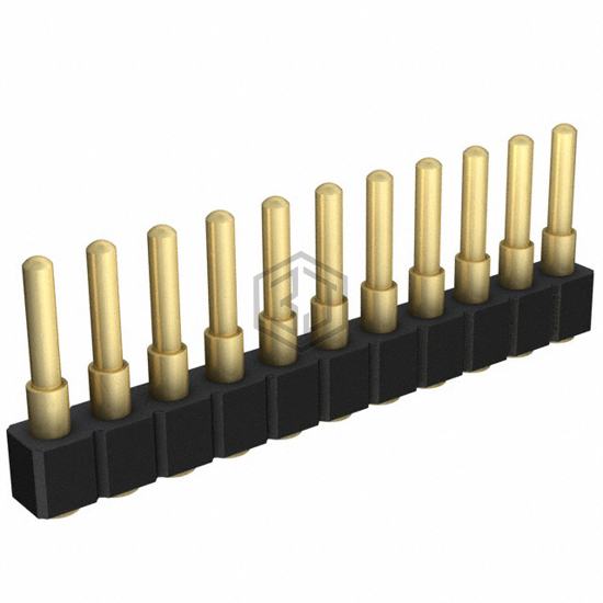 812-22-011-30-000101 - Mill-Max Manufacturing Corp. - Rectangular Connectors - Spring Loaded