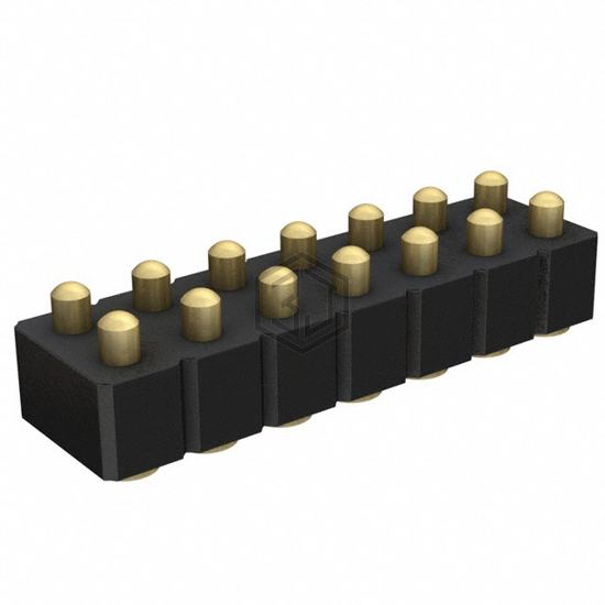 813-22-014-30-001101 - Mill-Max Manufacturing Corp. - Rectangular Connectors - Spring Loaded
