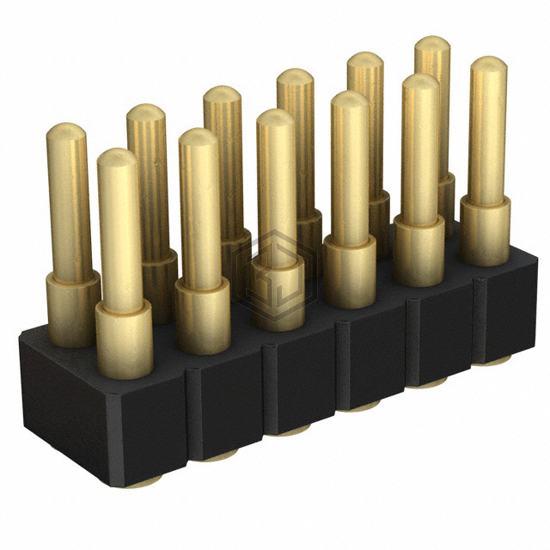 814-22-012-30-001101 - Mill-Max Manufacturing Corp. - Rectangular Connectors - Spring Loaded