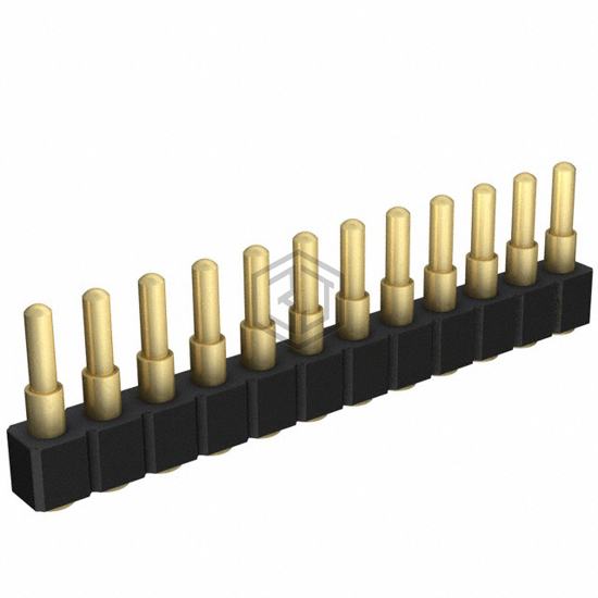 812-22-012-30-004101 - Mill-Max Manufacturing Corp. - Rectangular Connectors - Spring Loaded