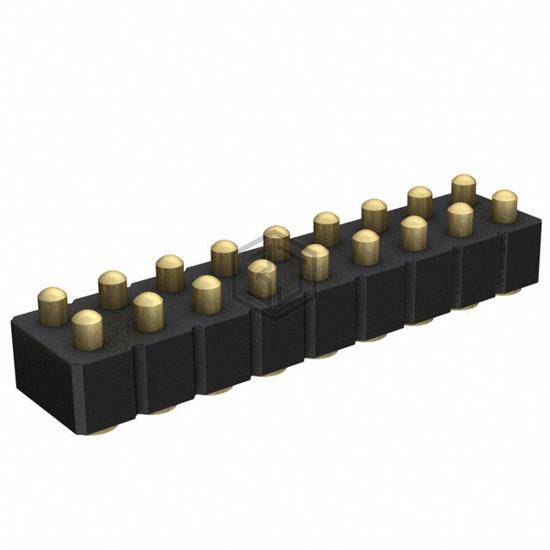 813-22-018-30-001101 - Mill-Max Manufacturing Corp. - Rectangular Connectors - Spring Loaded
