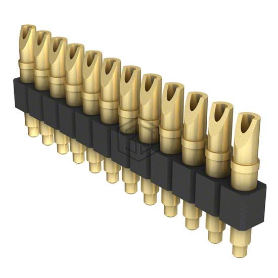 824-22-012-00-001000 - Mill-Max Manufacturing Corp. - Rectangular Connectors - Spring Loaded