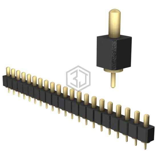821-22-021-10-004101 - Mill-Max Manufacturing Corp. - Rectangular Connectors - Spring Loaded
