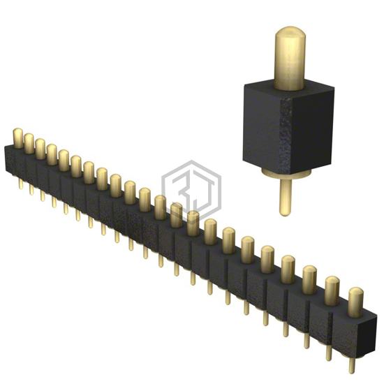 821-22-022-10-003101 - Mill-Max Manufacturing Corp. - Rectangular Connectors - Spring Loaded