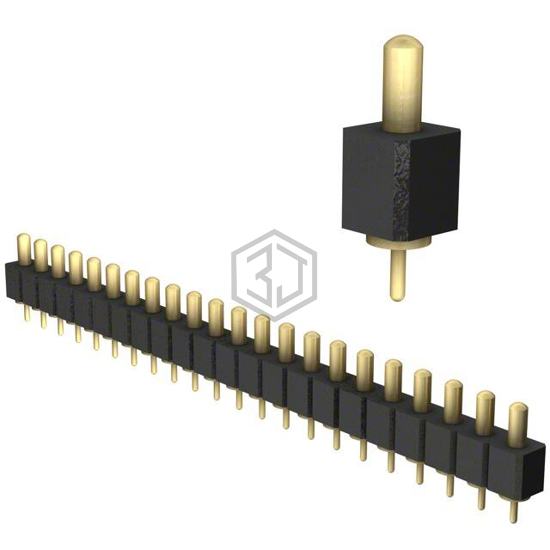 821-22-022-10-004101 - Mill-Max Manufacturing Corp. - Rectangular Connectors - Spring Loaded