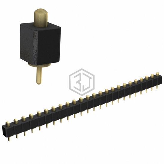 821-22-024-10-001101 - Mill-Max Manufacturing Corp. - Rectangular Connectors - Spring Loaded