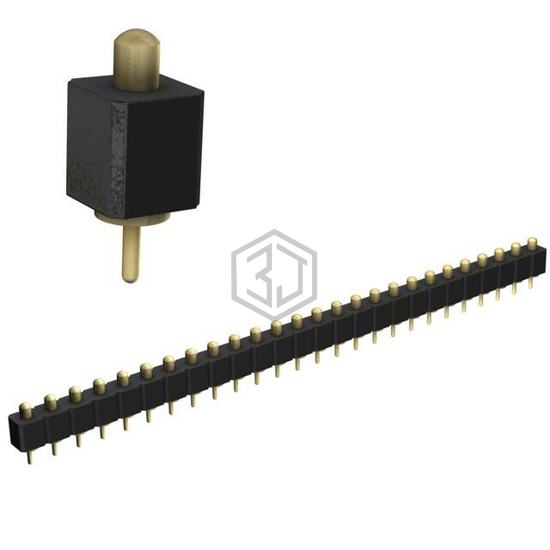 821-22-026-10-001101 - Mill-Max Manufacturing Corp. - Rectangular Connectors - Spring Loaded
