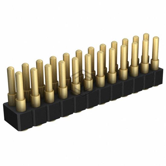 814-22-024-30-001101 - Mill-Max Manufacturing Corp. - Rectangular Connectors - Spring Loaded