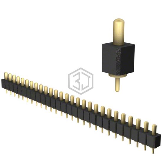 821-22-027-10-004101 - Mill-Max Manufacturing Corp. - Rectangular Connectors - Spring Loaded