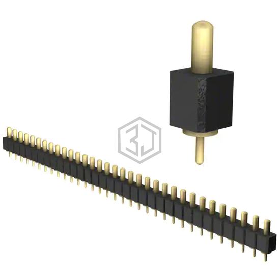 821-22-033-10-004101 - Mill-Max Manufacturing Corp. - Rectangular Connectors - Spring Loaded