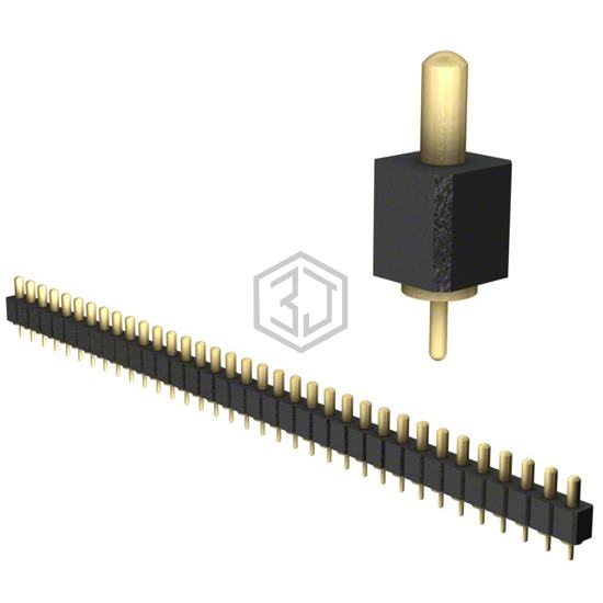821-22-035-10-004101 - Mill-Max Manufacturing Corp. - Rectangular Connectors - Spring Loaded