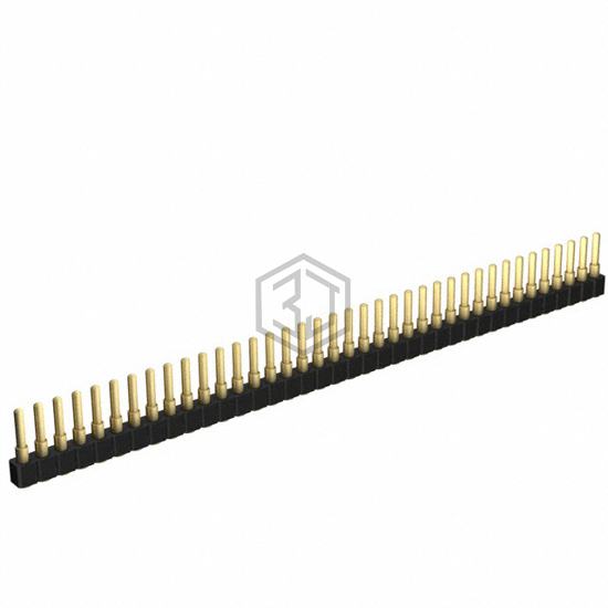 812-22-038-30-000101 - Mill-Max Manufacturing Corp. - Rectangular Connectors - Spring Loaded