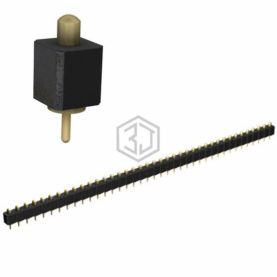 821-22-039-10-001101 - Mill-Max Manufacturing Corp. - Rectangular Connectors - Spring Loaded