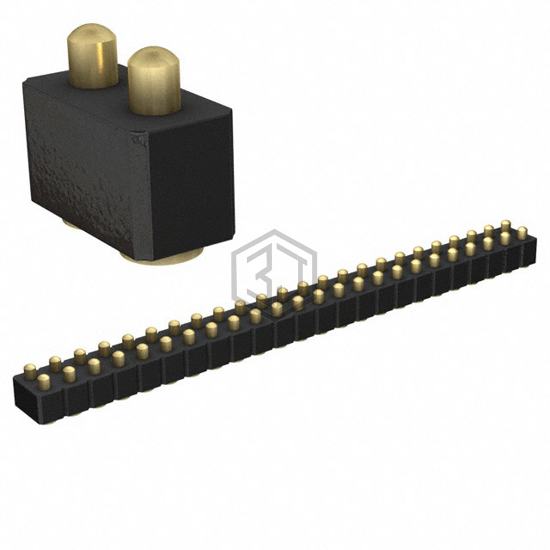 813-22-048-30-001101 - Mill-Max Manufacturing Corp. - Rectangular Connectors - Spring Loaded