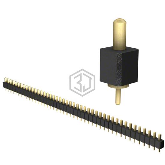 821-22-044-10-004101 - Mill-Max Manufacturing Corp. - Rectangular Connectors - Spring Loaded