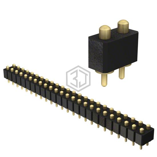 823-22-048-10-001101 - Mill-Max Manufacturing Corp. - Rectangular Connectors - Spring Loaded