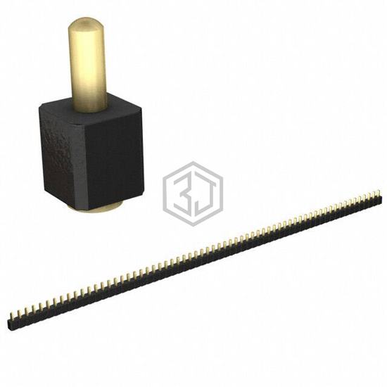 811-22-064-30-004101 - Mill-Max Manufacturing Corp. - Rectangular Connectors - Spring Loaded