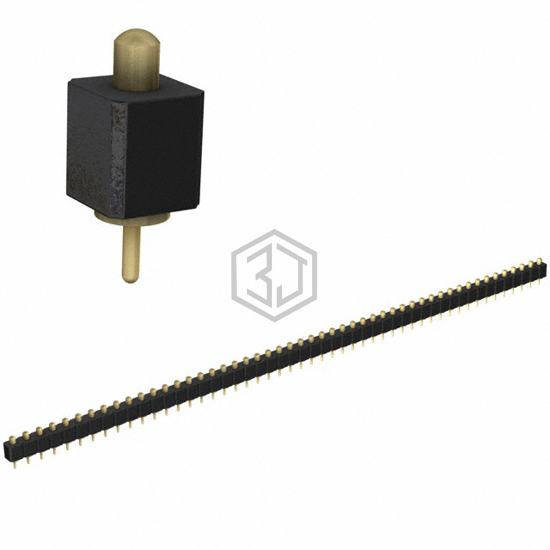 821-22-050-10-001101 - Mill-Max Manufacturing Corp. - Rectangular Connectors - Spring Loaded