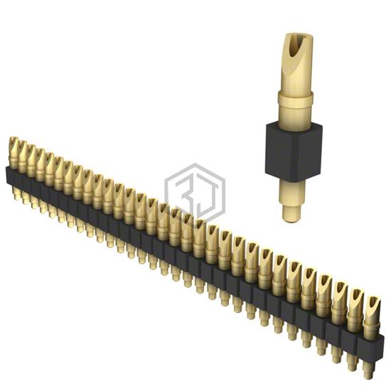 824-22-031-00-001000 - Mill-Max Manufacturing Corp. - Rectangular Connectors - Spring Loaded