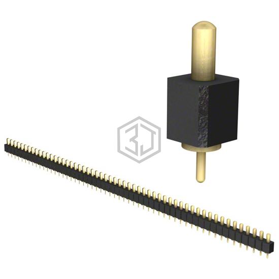 821-22-054-10-004101 - Mill-Max Manufacturing Corp. - Rectangular Connectors - Spring Loaded