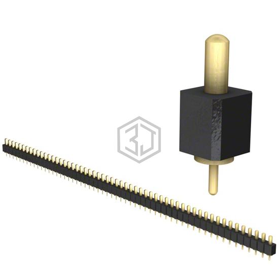821-22-055-10-004101 - Mill-Max Manufacturing Corp. - Rectangular Connectors - Spring Loaded