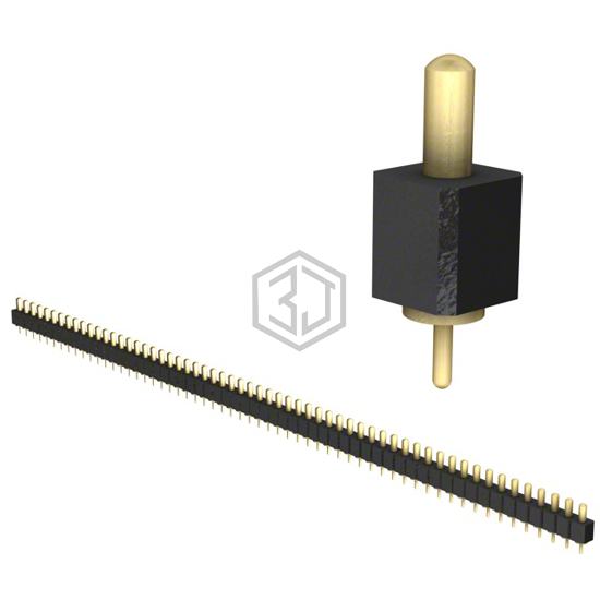 821-22-058-10-004101 - Mill-Max Manufacturing Corp. - Rectangular Connectors - Spring Loaded