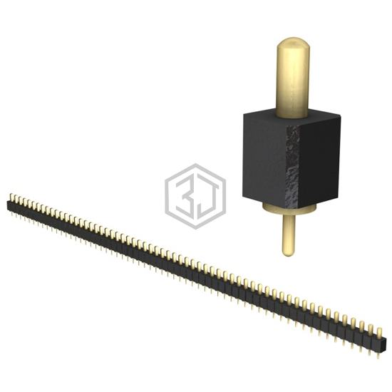821-22-060-10-004101 - Mill-Max Manufacturing Corp. - Rectangular Connectors - Spring Loaded