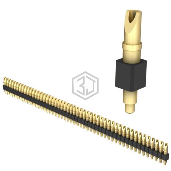 824-22-050-00-001000 - Mill-Max Manufacturing Corp. - Rectangular Connectors - Spring Loaded