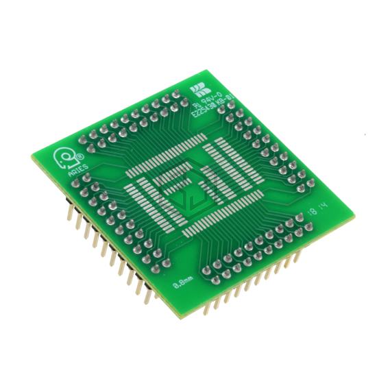 LCQT-QFP0.8-80 - Aries Electronics - Sockets for ICs, Transistors - Adapters