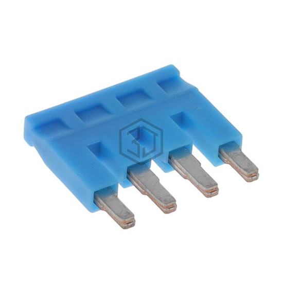 PQI 4/4 BU - Conta-Clip, Inc. - Terminal Blocks - Accessories - Jumpers