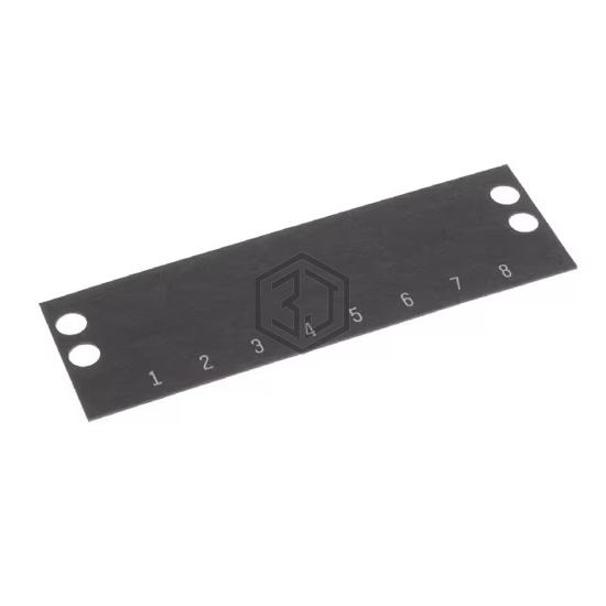 0380090058 - Molex - Terminal Blocks - Accessories - Marker Strips