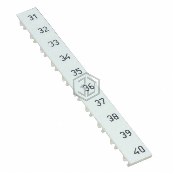XW5Z-S6.0LB-31-40 - Omron Automation and Safety - Terminal Blocks - Accessories - Marker Strips