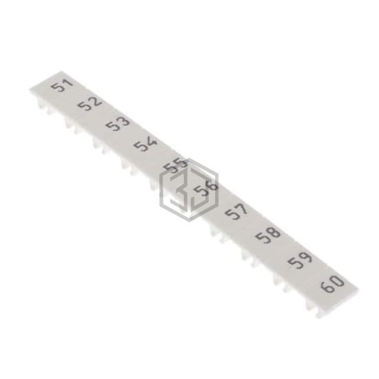 XW5Z-S6.0LB-51-60 - Omron Automation and Safety - Terminal Blocks - Accessories - Marker Strips