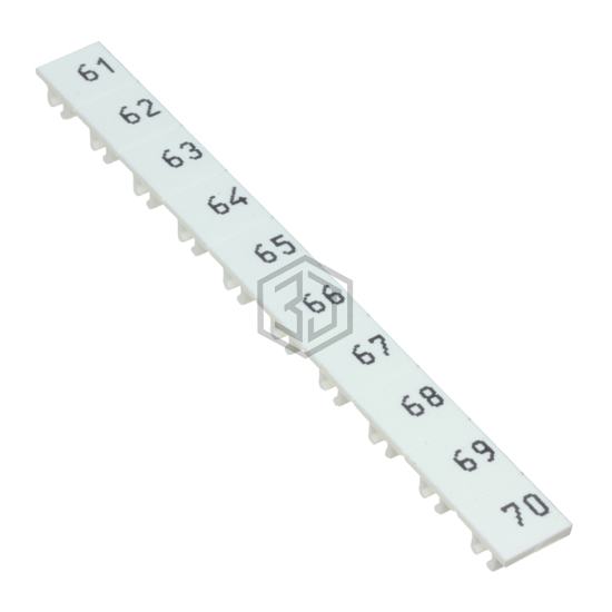 XW5Z-S6.0LB-61-70 - Omron Automation and Safety - Terminal Blocks - Accessories - Marker Strips