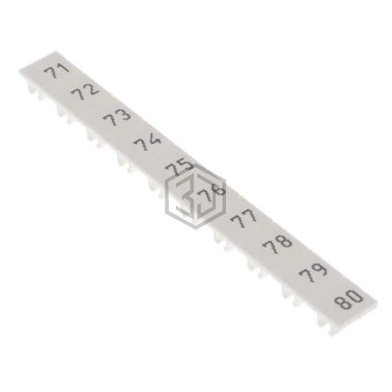 XW5Z-S6.0LB-71-80 - Omron Automation and Safety - Terminal Blocks - Accessories - Marker Strips