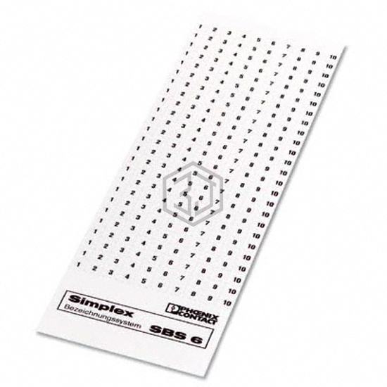 1007028:0001 - Phoenix Contact - Terminal Blocks - Accessories - Marker Strips