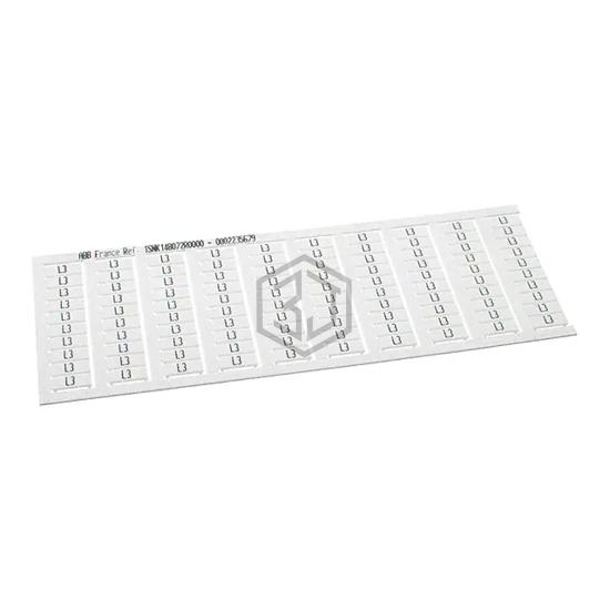 1SNK148072R0000 - TE Connectivity ENTRELEC - Terminal Blocks - Accessories - Marker Strips